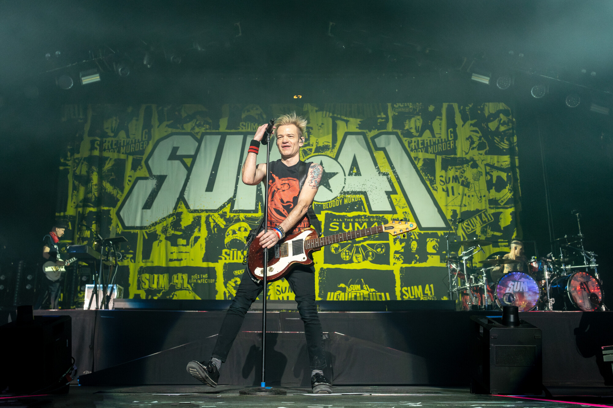 Sum 41 bid goodbye at their final show in Laval on January 25, 2025. | Photo: Kieron Yates
