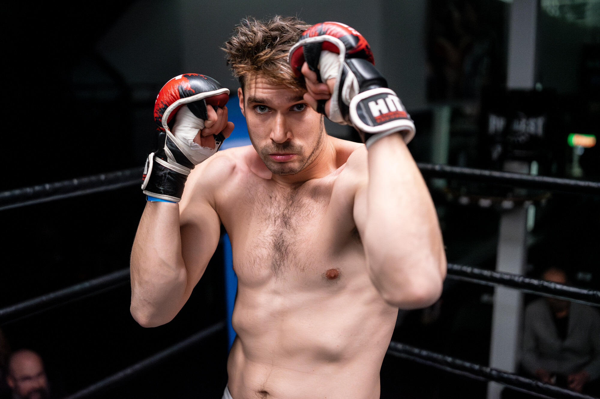 Max Araujo warms up prior to his fight at MFL 41 in Chambly, Quebec on December 14, 2024 | Photo: Kieron Yates