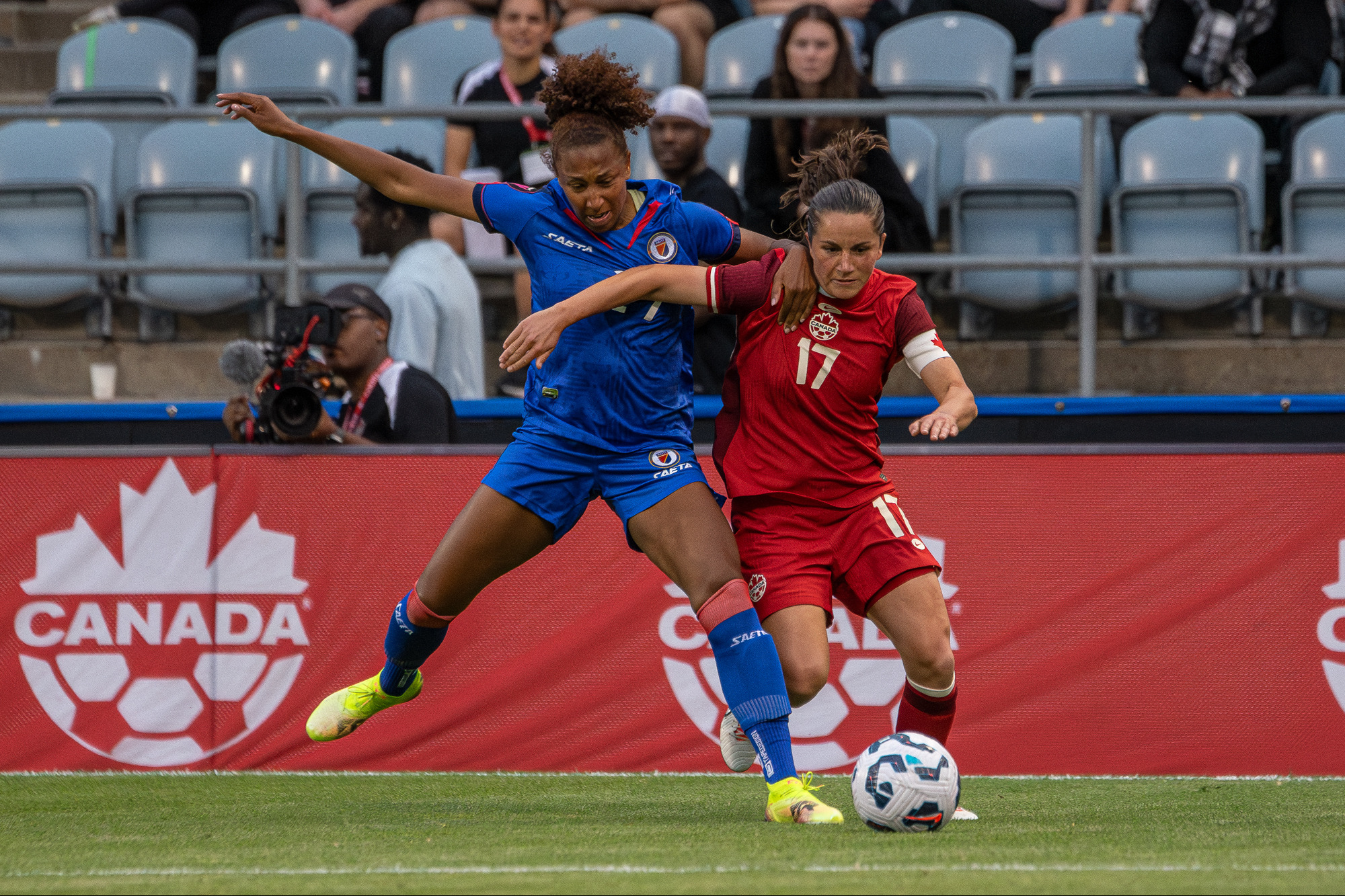 Canada hosted Haiti in an international friendly match at Stade Saputo on June 3, 2025