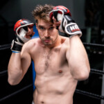 Max Araujo warms up prior to his fight at MFL 41 in Chambly, Quebec on December 14, 2024 | Photo: Kieron Yates